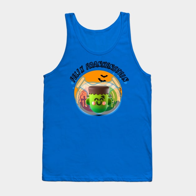 Felix Frankenstein Tank Top by AlmostMaybeNever